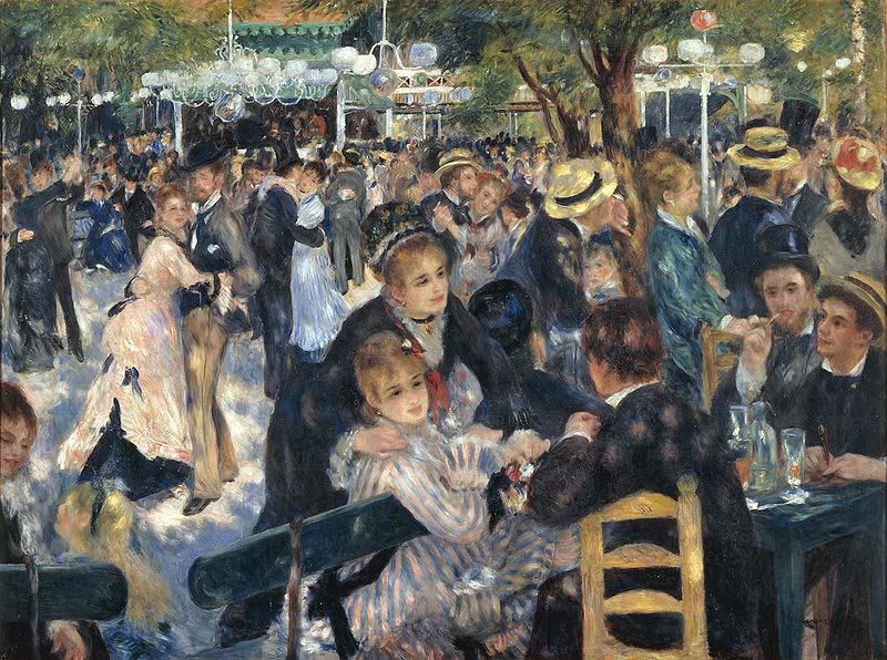 Pierre-Auguste Renoir Dance at Le Moulin de la Galette France oil painting art